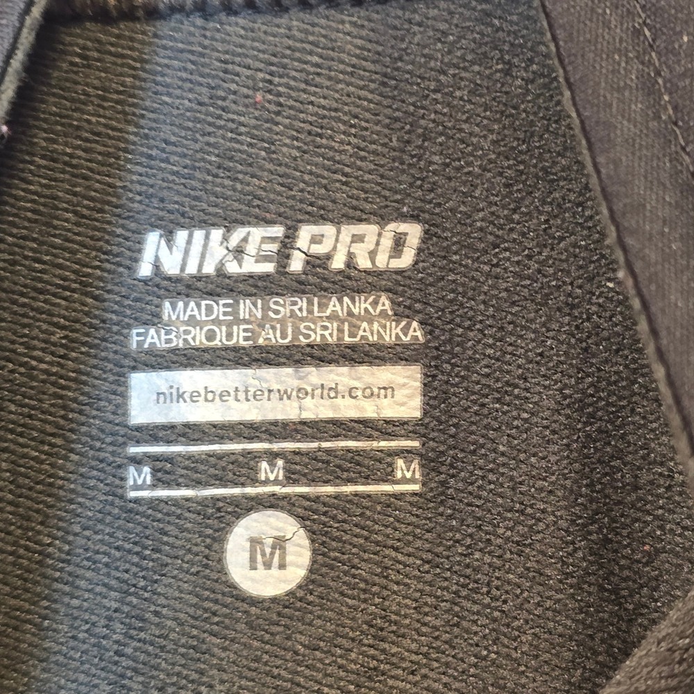 Nike Pullover Drifit Hyperwarm Half Zip Gray Blac… - image 5